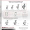 Service Caster 8 Inch V Groove Semi Steel Wheel Rigid Caster with Roller Bearing SCC-30R820-VGR - alternate 5
